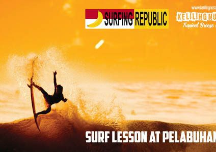 Surf Lesson at Pelabuhan Ratu - Sukabumi - West Java