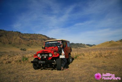 Dewi at Bromo 400x267 Bromo day tour   Best Selling Itinerary of sunset Bromo