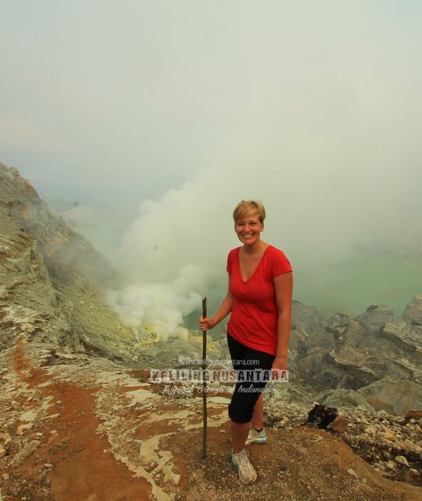 The caldera of Ijen