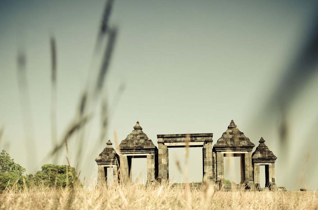 Ratu Boko site view