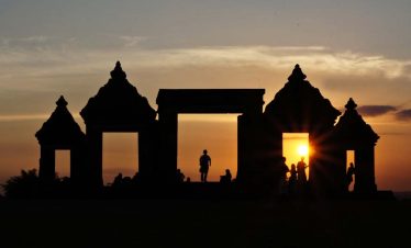 Sunset in Ratu Boko