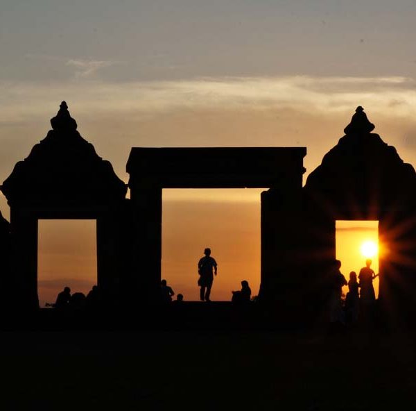 Sunset in Ratu Boko