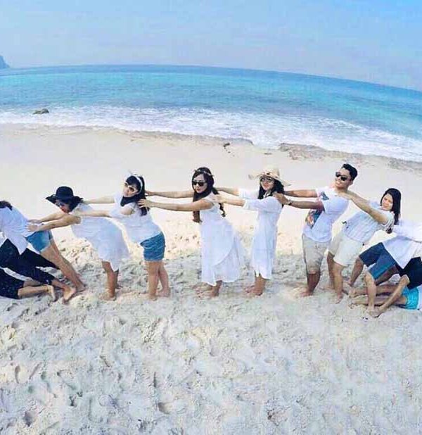 A beach inside Sangiang island