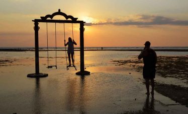 Matahari tenggelam di Gili Trawangan